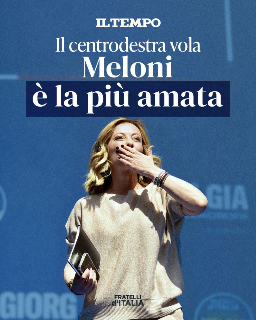 Ultimi sondaggi: Giorgia Meloni è la leader più amata dagli&nbsp;italiani