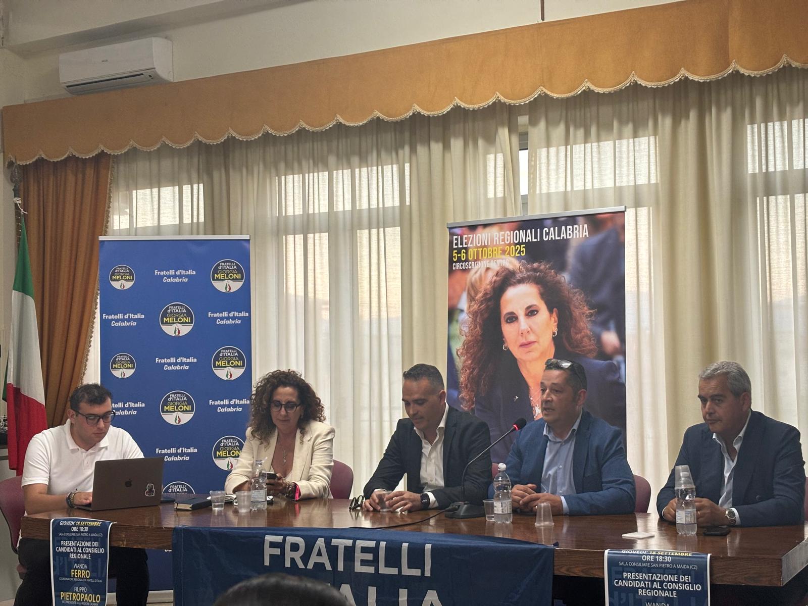 I Candidati Ferro e Pietropaolo a San Pietro a Maida